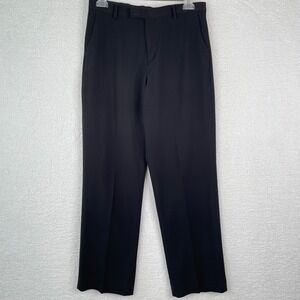 Calvin Klein Bouys Black Straight Leg Dress Pants Size 20 Regular K841201